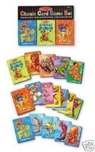 NEW MELISSA &amp; DOUG 4370 CLASSIC CARD GAME SET 3 GAMES IN ONE BRAND NEW - £8.69 GBP