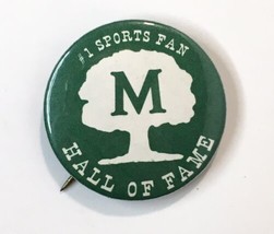 #1 Sports Fan Minnesota Hall Of Fame Vintage Pin Button Pinback 1.25&quot; - £11.79 GBP