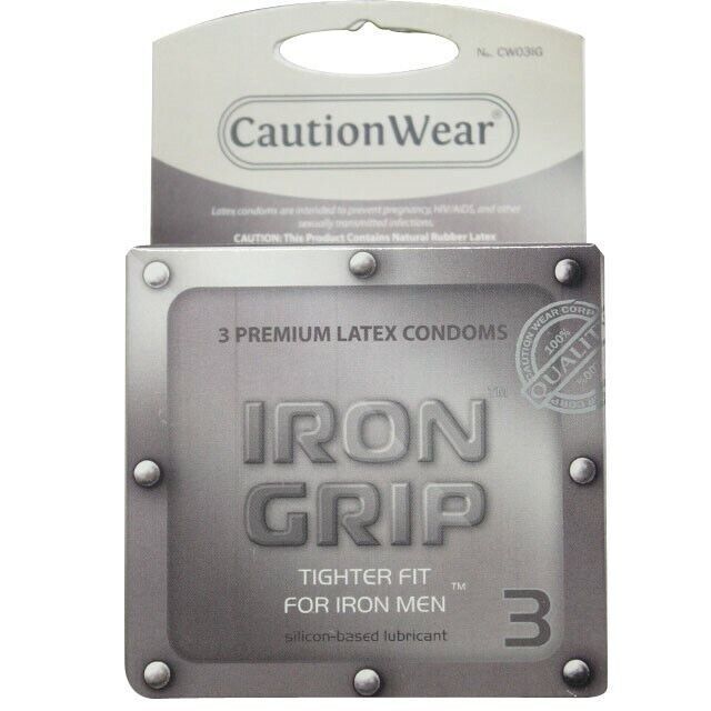 Iron Grip Condoms (3pk) - $7.00