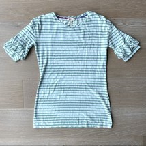 Matilda Jane Daydream Sugar Sugar Green White Striped Top Small NWOT - £14.53 GBP