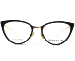 Derek Lam Eyeglasses Frames MODEL 291 BLK 18K Gold Plating Black 53-19-140 - $140.03