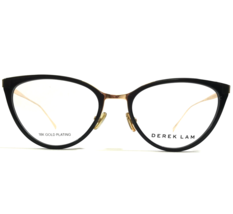 Derek Lam Eyeglasses Frames MODEL 291 BLK 18K Gold Plating Black 53-19-140 - £112.62 GBP
