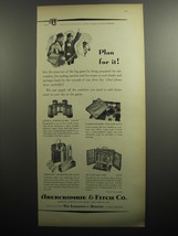 1951 Abercrombie &amp; Fitch Ad - Leitz Binoculars; Vagabond Robe and case - £14.62 GBP