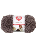Red Heart Hygge Fur Yarn Smokey 5 Bulky Soft Plush Craft 7 Oz - $9.79