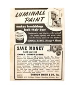 1947 Gordon Smith Luminall Interior Paint Advertisement Vintage Painting... - $19.99