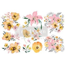 Prima Marketing Re Design Decor Transfers 6inchX12inch 3 Sheets Watercol... - $477.55 MXN