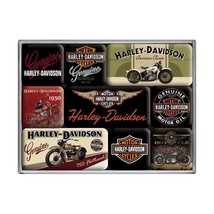 Nostalgic Art 83037 Harley Davidson Bike, Magnet Set 9-Piece  - £14.67 GBP