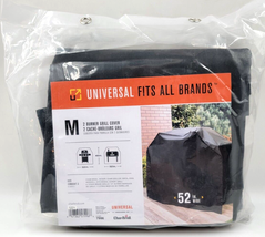 Char Broil Universal Medium 2 Burner Grill Cover Length 52&quot; Height 40&quot; W... - $16.00