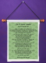 I&#39;m A Scout Leader - Personalized Wall Hanging (592-1) - £15.97 GBP