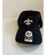 New Orleans Saints NFL 47 Brand MVP Adjustable Hat Black NWT - $31.51