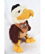 Harley Davidson Bald Eagle  Plush Hat  Bandana 1998 Original Vtg 90s - $517.02 MXN