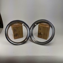 Vintage Classic 13&quot; Ford Mustang Fairlane Trim Ring Style Hubcaps 2 Pcs - £51.95 GBP