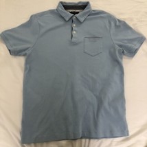 Tahari Polo Light Blue Collared Short Sleeve Casual Shirt Mens Size Large - £9.03 GBP