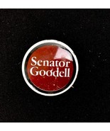 Vintage Political Pinback Button Senator Charlie Goodell ca. 1960s - $14.24