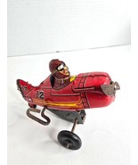 1930s Vintage Marx Litho Wind-up Toy Airplane - $2,296.90 MXN
