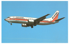 Air Europe Boeing 737 4S3 Airplane Postcard - $6.92
