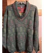 Fischer Modell Vintage Men’s Sweater 52 XL Green Wool Blend Long Sleeve ... - $49.50