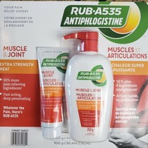 2 x RUB-A535 Extra Strength Heating Muscle &amp; Joint Cream 350g +100g BONU... - £48.96 GBP