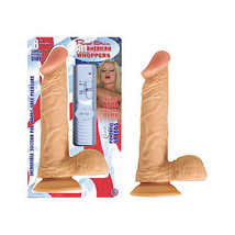 All American Whoppers 8in. Vibrating Dong with Balls - £42.19 GBP