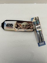 Star Wars The Mandalorian 2 Toothbrush Set for Kids w/ Carrying Pouch - £10.08 GBP