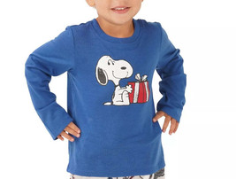 Munki Munki Snoopy Holiday Family Pajama Top, Size 3T - $13.78