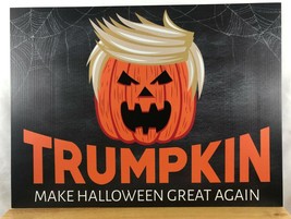 Trump HALLOWEEN Political President Yard Sign w/Stake - 24&quot; x 18&quot; &quot;TRUMP... - £19.46 GBP