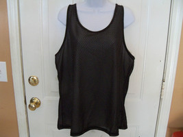 Danskin Reversible Black &amp; Arctic White Mesh Tank Size XXL (20) Women&#39;s NWOT - £15.48 GBP