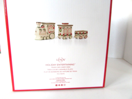 LENOX GIFT HOLIDAY TRAIN CARS CANDY DISHES NEW IN BOX - $23.20