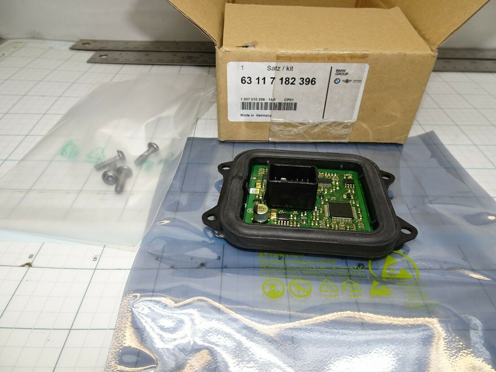 BMW 63 11 7 182 396 Control Module Unit for Cornering Light OEM NOS - $194.45