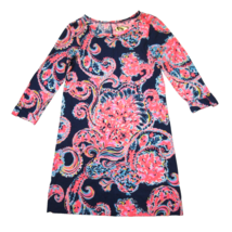NWT Lilly Pulitzer Linden in Bright Navy Pop Up For The Halibut Shift Dress S - £48.50 GBP