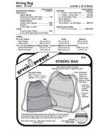 Drawstring Bag Bags Purses Knapsack #541 Sewing Pattern (Pattern Only) g... - $12.56 CAD