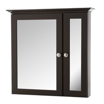 Medicine Cabinets Mirrors H Fog Free Framed Surface-Mount Bi-View Bathroom Java - £247.05 GBP