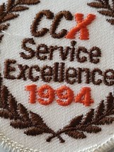 CCX Embroidered Patch 2.5&quot; Service Excellence Con-Way Central Express 1994 - $9.79
