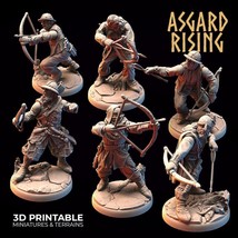 3D Printed Asgard Rising Bandit Deserters Bow Modular Warband 28mm - 32mm - $8.81+