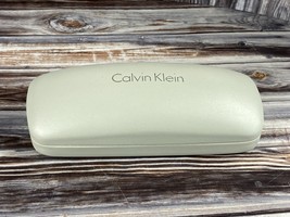 Calvin Klein Sunglasses Glasses Gray Felt-Lined Hard Clamshell Case - $7.84