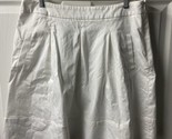 White House Black Market Womens Size 14 White Knee Length Flare Skirt Po... - $16.71