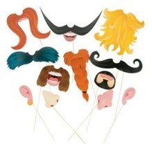 12 Jumbo Facial Features Fun Props for Birthday Parties Photo Props Must... - $187.46 MXN