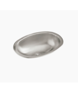 Sterling Stainless Steel OVAL DROP-IN/UNDER-MOUNT BATHROOM SINK 1186-0 1... - $122.23 CAD