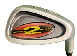 Wilson Terminal Velocity 2 Pitching Wedge Men's RH Stiff Steel 35.5 Inches - £16.49 GBP