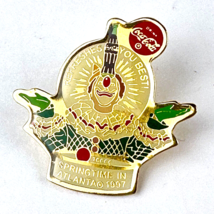 Vintage 1997 Coca-Cola Refreshes You Best  Springtime in Atlanta Clown Lapel Pin - £15.81 GBP