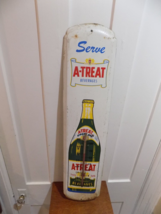 Vintage Serve A-Treat Beverages Metal Thermometer - $5,997.40 MXN