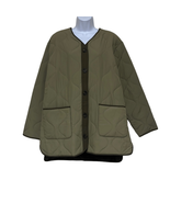 Rails Womens XL Elin Jacket Coat Sage Green Quilted Pockets Button Front... - £70.17 GBP