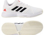Adidas CourtJam Bounce Men&#39;s Tennis Shoes White Black Racket Racquet NWT... - $96.21+