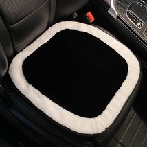 Winter Soft Plush Universal Car Seat Cover Clic Black White Color Seat Mats Auto - £36.84 GBP