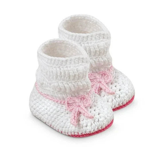 Jefferies Socks Baby Girls Slouch Boot Hand Crocheted Bootie 1 Pair Pack - $18.99