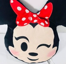 Minnie Mouse Emoji Pillow Winking Minnie Plush Stuffed Animal Toy - £9.48 GBP