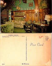 New York(NY) Hyde Park Vanderbilt Mansion Library Sitting Room Vintage Postcard - £7.38 GBP