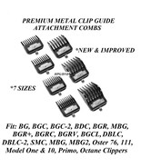 ANDIS Metal Clip DETACHABLE CLIPPER GUIDE GUARD COMB SET*Fit Ultraedge 0... - $745.80 MXN