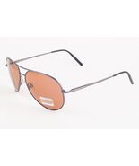 Serengeti Medium Aviator Satin Dark Gun / Polarmax Drivers Sunglasses 86... - $3,402.72 MXN