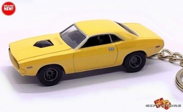 Rare Keychain 1970~74 Yellow Dodge Challenger Custom Ltd. Ed. Great Gift - $48.98